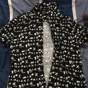 Midnight high dress shirt